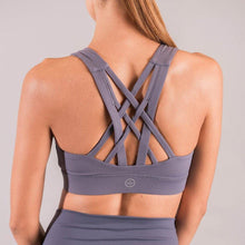 Cargar imagen en el visor de la galería, Top Bind Power de Alto Impacto con Triple tirante cruzado - Kila Activewear