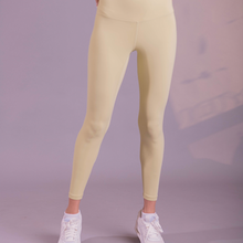 Cargar imagen en el visor de la galería, High-waist Algal Yellow Leggings