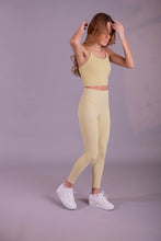 Cargar imagen en el visor de la galería, High-waist Algal Yellow Leggings
